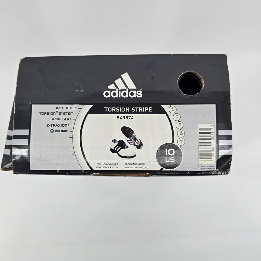 Adidas Torsion Stripe Louisville Cardinals Golf Shoes White Black 549574 Mens 10 - Picture 5 of 5